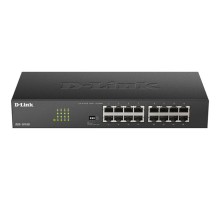 Коммутатор D-Link Неуправляемый коммутатор, 16x1000Base-T, DIP-переключатель, защита от статического электричества до 1 кВ