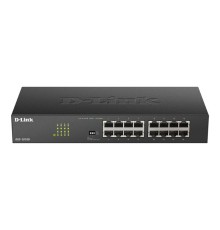 Коммутатор D-Link Неуправляемый коммутатор, 16x1000Base-T, DIP-переключатель, защита от статического электричества до 1 кВ