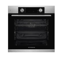 Встраиваемый духовой шкаф Kuppersberg/ 60 см, 80 л, High-Tech, 6 режимов, паровая очистка, черный, нерж. сталь