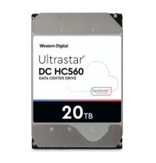 Жесткий диск Western Digital Ultrastar DC HС560 HDD 3.5" SAS 20TB, 7200 rpm, 512MB buffer, 512e/4Kn, 0F38652, 1 year