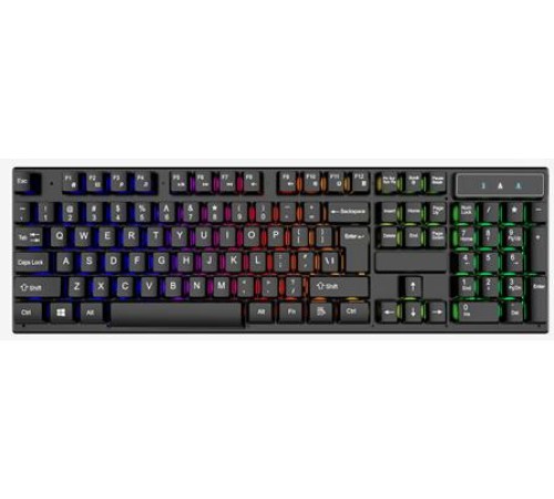 Проводная клавиатура игровая AlterAcs K002-GLC Black Проводная клавиатура игровая AlterAcs K002-GLC Black