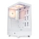 Корпус без блока питания/ Case HSPD F510, Panoramic Mid Tower, White, TG, 0.5 SPCC, 3x120mm ARGB (FNW010) ATX, mATX, mITX 180/280/160mm 1x2.5", 1x3.5", 7xPCI 2xUSB-A 3.0 356x218x467mm