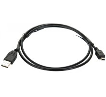Кабель/ Кабель USB 2.0 A-->mini-B 5P (1м) черный Telecom <TC6911BK-1.0M>