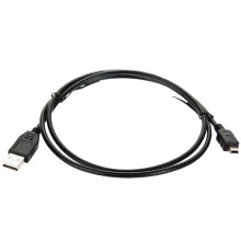 Кабель/ Кабель USB 2.0 A-->mini-B 5P (1м) черный Telecom <TC6911BK-1.0M>