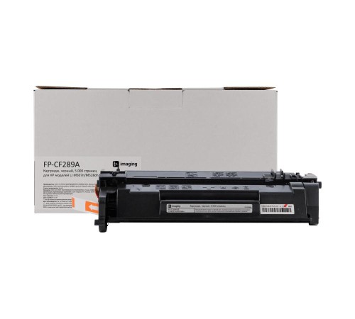 Картридж F+ imaging, черный, 5 000 страниц, для HP моделей LJ M507n/M528dn (аналог CF289A), FP-CF289A (Вскрытая упаковка)