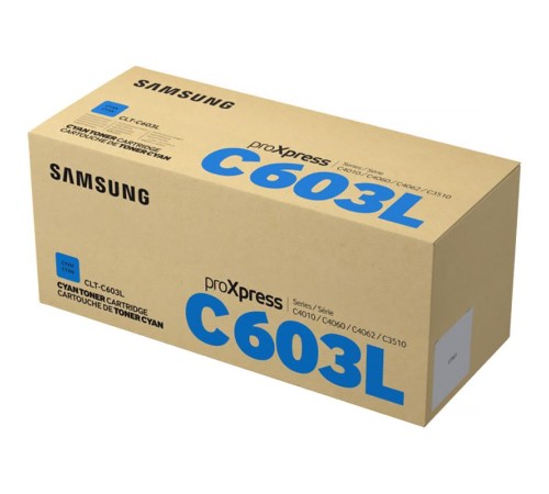 Тонер-картридж/ Samsung CLT-C603L High Yield Cyan Toner Cartridge