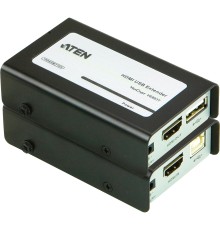 Удлинитель,  HDMI, 60 метр., 2xHDMI+RJ45, F, без шнуров, 2xБ.П. 220> 5.3V, (по витой паредо 4kx2k 60HzHDTV /1080i/1080p/ HDMI USB EXTENDER W/EU ADP.