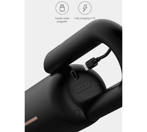 Беспроводной пылесос deerma Vacuum Cleaner VC03S Black, Dust container volume: 0.6L, Noise level: 78dB, Battery: 4000mAh (Вскрытая упаковка) Беспроводной пылесос deerma Vacuum Cleaner VC03S Black, Dust container volume: 0.6L, Noise level: 78dB, Battery: 4000mAh (Вскрытая упаковка)