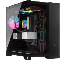 Корпус без блока питания/ Case Corsair iCUE LINK 6500X RGB, Midi-Tower, TG, 3x120mm RGB, 4xUSB-A 3.2, 1xUSB 3.2 Type-C, E-ATX, ATX, mATX, mITX Black