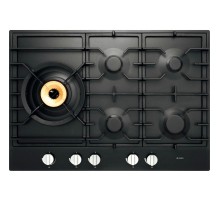 Встраиваемые газовые панели ASKO/ Арт. 476655 ; Газ,  4.8х75х52.6, газовая, электроподжиг, газ-контроль, 4 конфорки А+,1 конфорка WOK, независимая, антрацит