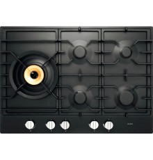 Встраиваемые газовые панели ASKO/ Арт. 476655 ; Газ,  4.8х75х52.6, газовая, электроподжиг, газ-контроль, 4 конфорки А+,1 конфорка WOK, независимая, антрацит