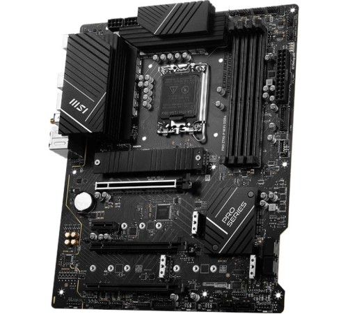 Материнская плата/ MB MSI INTEL Z790 s1700, 4xDDR5(256GB), HDMI 2.1/DP, 1xPCIe 5.0x16, 1xPCIe 4.0x16, 1xPCIe 3.0x16, 1xPCIe 3.0, 1xLAN (2.5GbE), Wi-Fi, BT, 6xSATA 6Gb/s, 4xM.2, 1xUSB-C, 3xUSB 3.2, 4xUSB 2.0, 1xPS/2, ATX Материнская плата/ MB MSI INTEL Z790 s1700, 4xDDR5(256GB), HDMI 2.1/DP, 1xPCIe 5.0x16, 1xPCIe 4.0x16, 1xPCIe 3.0x16, 1xPCIe 3.0, 1xLAN (2.5GbE), Wi-Fi, BT, 6xSATA 6Gb/s, 4xM.2, 1xUSB-C, 3xUSB 3.2, 4xUSB 2.0, 1xPS/2, ATX
