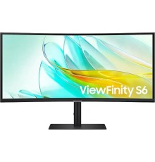 Монитор Samsung S34C650UAI/ Samsung S34C650UAI 34"curved (R=1000 mm) VA monitor, 3440x1440, 5ms, 100Hz, 350 cd/m2, MEGA DCR(static 3000:1), 178°/178°, speakers 5Wx2, HDMI, DP, USB3.0x3; USB-C (90 Вт), HAS, PiP/PBP, Game mode, Ethernet (LAN), HDR10; s