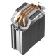 Кулер для процессора DEEPCOOL AG300 LED LGA1700/1200/115X/AM5/AM4 (36шт/кор, TDP 150Вт, PWM, Multi-Color LED Lighting, Fan 92mm, 3 тепл. Трубки прямого контакта) RET (R-AG300-BKLNMN-G)