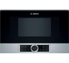 Встраиваемые микроволновые печи BOSCH 900Вт, 5 режимов, инвертер, 21 л, сталь,петли справа