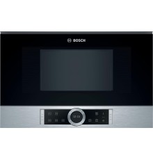 Встраиваемые микроволновые печи BOSCH 900Вт, 5 режимов, инвертер, 21 л, сталь,петли справа