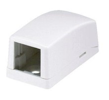 Коробка накладная для 1 мод. MiniCom, аркт.бел./ Surface Mount Box, 1 Port, Arctic White