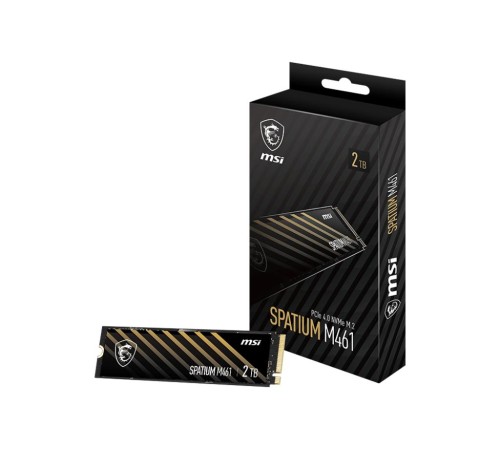 Твердотельный накопитель MSI SSD SPATIUM M461, 4000GB, M.2(22x80mm), NVMe, PCIe 4.0 x4, 3D QLC, R/W 5000/4200, IOPs 600 000/850 000, TBW 900, DWPD 0.12 (5 лет) Твердотельный накопитель MSI SSD SPATIUM M461, 4000GB, M.2(22x80mm), NVMe, PCIe 4.0 x4, 3D QLC, R/W 5000/4200, IOPs 600 000/850 000, TBW 900, DWPD 0.12 (5 лет)