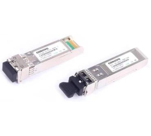 Трансивер/ OSNOVO SFP-M2LC05-10G-850-850 Оптический SFP Модуль 10G, два волокна Multi Mode, 2LC, до 300м, Tx:850/Rx:850, DDM