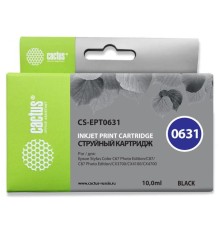 -/ Картридж струйный Cactus CS-EPT0631 T0631 черный (14мл) для Epson Stylus C67/C87/CX3700/CX4100/CX470