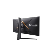 Монитор игровой 34'' 16:9 3440x1440(UWQHD) IPS, 144 Hz, 300 cd/m2, 1000:1, 20М:1, 1ms, 2xHDMI, DP, USB-C, USB-Hub, Height adj, Pivot, Tilt, 1Y, Black (Вскрытая упаковка)