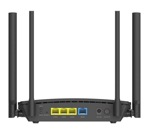 Маршрутизатор/ Двухдиапазонный Wi-Fi 6 маршрутизатор AX1500, 1x1000Base-T WAN, 3x1000Base-T LAN, 4 внешние антенны 5 dBi