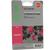 -/ Картридж струйный Cactus CS-CLI451M пурпурный (10.2мл) для Canon MG6340/5440/IP7240