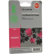 -/ Картридж струйный Cactus CS-CLI451M пурпурный (10.2мл) для Canon MG6340/5440/IP7240