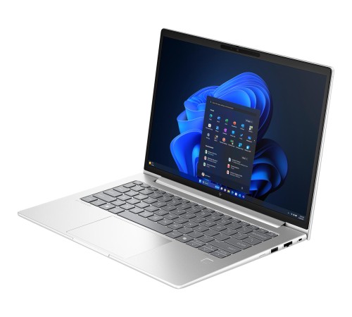 Ноутбук/ HP EliteBook 640 G11  14"(1920x1080)/Intel Core Ultra 5 125U(1.3Ghz)/16384Mb/512SSDGb/noDVD/Int:Intel Iris Xe Graphics/Cam/BT/WiFi/65WHr/war 1y/1.39kg/Pike Silver /DOS