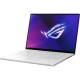 Ноутбук/ ASUS ROG Zephyrus G16 GU605MI-QR272 16"(2560x1600 OLED 240Hz)/Intel Core Ultra 7 155H(1.4Ghz)/32768Mb/1024PCISSDGb/noDVD/Ext:nVidia GeForce RTX4070(8192Mb)/Cam/BT/WiFi/90WHr/war 1y/1.85kg/Platinum White/DOS + чехол