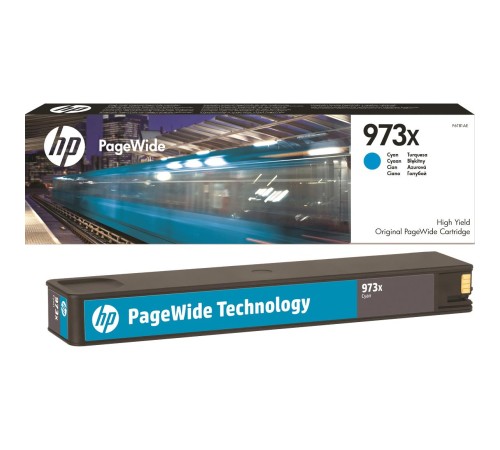 Картридж/ HP 973X, HP PageWide, Cyan Картридж/ HP 973X, HP PageWide, Cyan