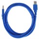 Кабель интерфейсный USB 3.0 3.0m Premium Greenconnect GC- U3A01 AM / AM 28 / 24 AWG экран, синий, пластиковый пакет