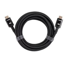 Кабель/ Кабель HDMI 19M/M,ver. 2.1 8KX60Hz (Econom) оплетка 5m iOpen <ACG859B-5.0>