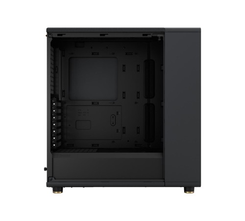Корпус без блока питания/ Case Fractal Design North TG Dark Tint, Midi-Tower, 2x140mm, 2xUSB-A 3.2 + 1xUSB 3.2 Type-C ATX, mATX, mITX Wood panel, Charcoal Black