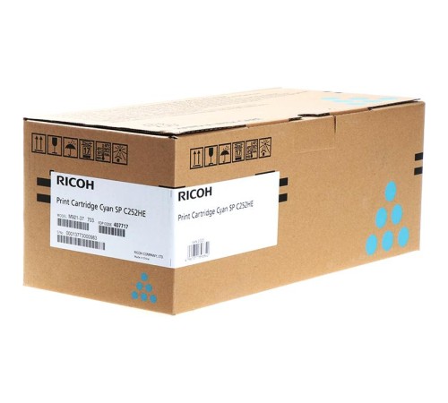 Принт-картридж высокой емкости, голубой, тип SPC252HE Print Cartridge Cyan SP C252HE
