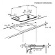 Встраиваемые газовые панели ELECTROLUX/ Газовая варочная поверхность -нержавеющая сталь, мощность: 8550 Вт, WOK-конфорка, автоматический электроподжиг, газ-контроль, решетки: чугун, независимая установка, размеры (ШхГ): 59.5x51 см