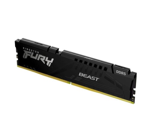 Оперативная память Kingston 16GB 6400MT/s DDR5 CL32 DIMM FURY Beast Black XMP