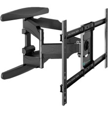 Кронштейн ONKRON/ 40-75" макс 400*600  наклон -5°/+8°, поворот ±140° Макс нагрузка 45,5кг, от стены 54-500мм, черный