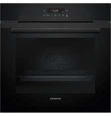 Встраиваемый духовой шкаф SIEMENS/ iQ300,Электрический духовой шкаф с конвекцией, объем 71 л, 7 режимов нагрева и 10 автоматических программ, очистка пиролитическая, направляющие проволочные,цвет черный