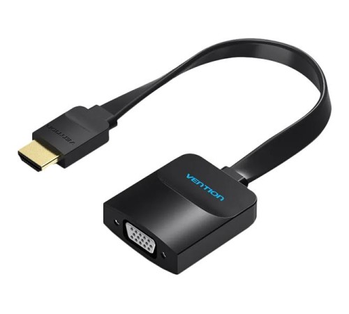 Мультимедиа конвертер Vention HDMI > VGA + аудио, гибкий, плоский Мультимедиа конвертер Vention HDMI > VGA + аудио, гибкий, плоский