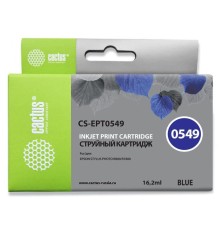 -/ Картридж струйный Cactus CS-EPT0549 T0549 синий (16.2мл) для Epson Stylus Photo R800/R1800