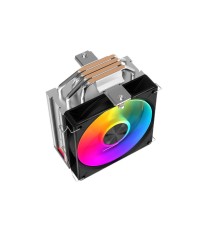 Кулер для процессора/ CPU Cooler SAMA A40L (240W, 4-pin PWM, 152mm, 4x6mm, ARGB, 1x120mm, 78CFM, 29dBA, 2200RPM, S: 1851/1700/1200/115X, AM5/AM4, silver)