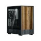 корпус ZALMAN P10 NAMU, MATX, BLACK, WINDOW, FRONT COVER WALNUT, 2x3.5", 3x2.5", 1xUSB TYPE-C, 1xUSB3.0, FRONT 2x120mm, REAR 1x120mm ARGB (незначительное повреждение коробки)