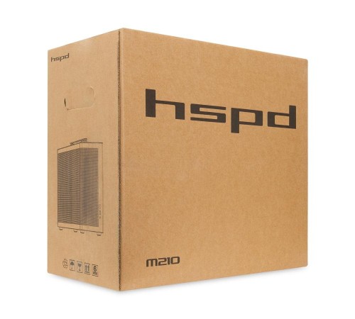 Корпус без блока питания/ Case HSPD M210, Mesh Mid Tower, Black, 0.7 SPCC, 1x90mm mATX, mITX 140/280/150mm 1x2.5", 1x3.5", 4xPCI 1xUSB-A 3.0 302x168x350mm Корпус без блока питания/ Case HSPD M210, Mesh Mid Tower, Black, 0.7 SPCC, 1x90mm mATX, mITX 140/280/150mm 1x2.5", 1x3.5", 4xPCI 1xUSB-A 3.0 302x168x350mm