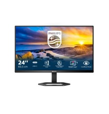 Монитор LCD 23.8'' 16:9 1920х1080(FHD) IPS, nonGLARE, 75 Hz, 300 cd/m2, H178°/V178°, 1000:1, 16.7M, 4ms, HDMI, DP, USB-C, Height adj, Pivot, Tilt, Speakers, Black