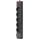 Сетевой фильтр Defender DFS 755 5,0 м, 5 розеток, 2xUSB, 2.1A