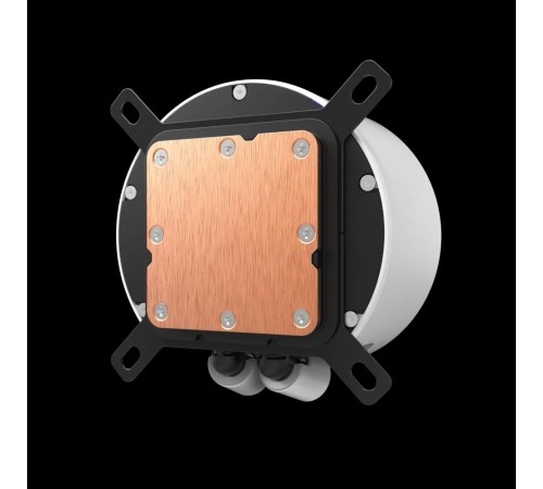 Система жидкостного охлаждения для ПК/ Water Cooling System NZXT Kraken Elite 280 RGB (250W, 280mm, LED temp., White/ Fans: 2x140mm, 98.61CFM, 34.5dBA, 2000RPM/ Pump height 65mm, 2800RPM, Rad thickness 27mm/ S: 1851, 1700, 1200, 115X, AM5, AM4)