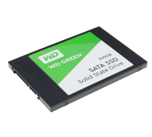 Твердотельный накопитель Western Digital Green SSD 2,5” SATA 240Gb, WDS240G3G0A, 1 year, (аналог WDS240G2G0A)