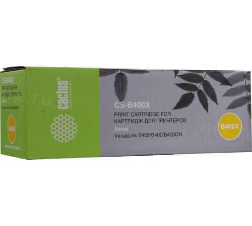 -/ Картридж лазерный Cactus CS-B400X 106R03585 черный (24600стр.) для Xerox VersaLink B400/405