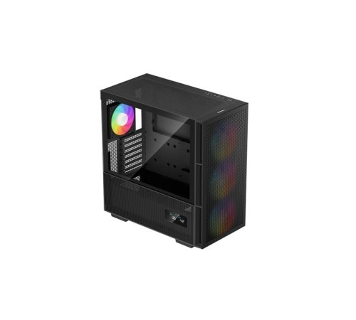 Корпус Deepcool CH560 DIGITAL без БП, боковое окно (закаленное стекло), 3x140мм ARGB вентилятор спереди и 1x120мм ARGB вентилятор сзади, черный, ATX (R-CH560-BKAPE4D-G-1)